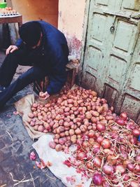 Food in market