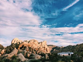 Scenic view of mountain against sky