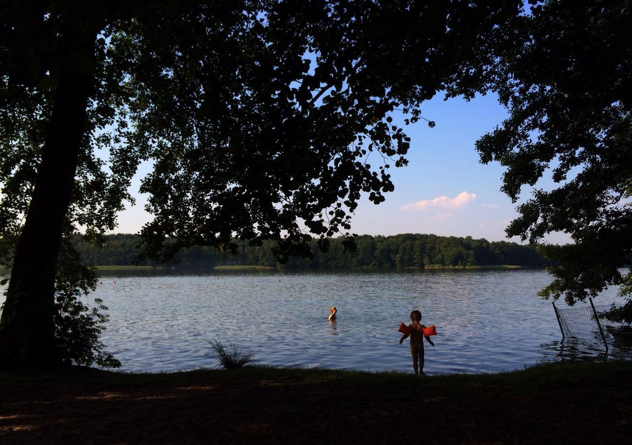 VIEW OF CALM LAKE