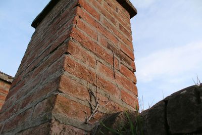 Low angle view of building against sky