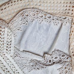 High angle view of painting on white