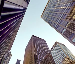 Low angle view of modern building