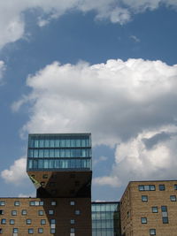 Low angle view of building against sky