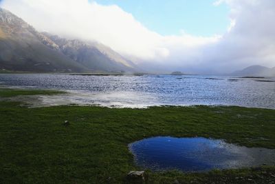 Scenic view of landscape against sky