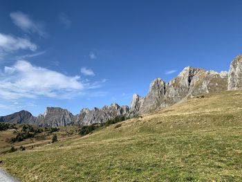 Panoramic view of landscape against sky