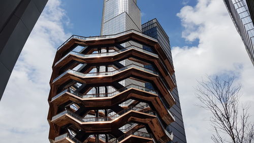 Low angle view of building against sky