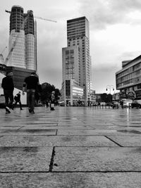 Modern cityscape against sky