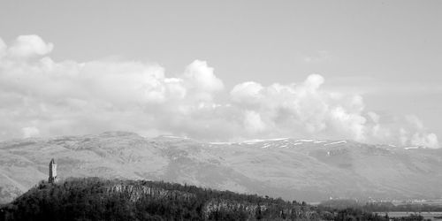 Panoramic view of landscape against sky