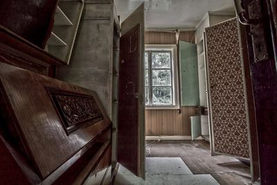 View of empty corridor