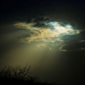 Scenic view of landscape against sky during sunset