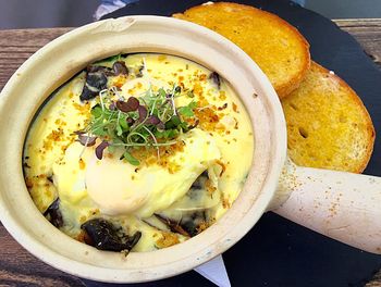 Close-up of food in plate