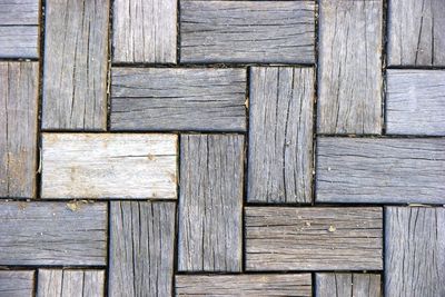 Close-up of wooden plank