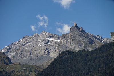 Idyllic view of mountain against sky