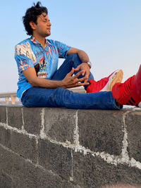 sitting