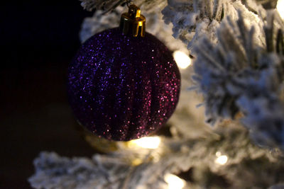 Close-up of christmas decoration