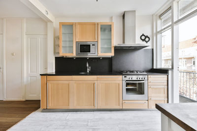 Interior of beautiful kitchen