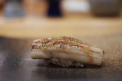 Close-up of fish on plate