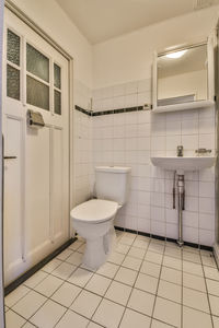 Interior of bathroom