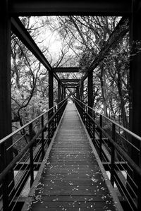 Footbridge in a bridge