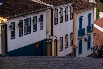 Houses in a city