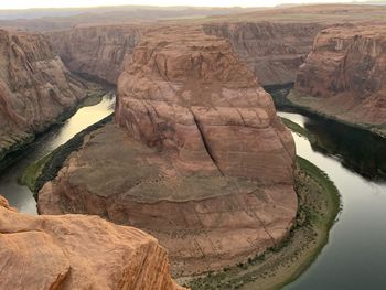 Scenic view of rock formations