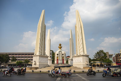 Low angle view of monument