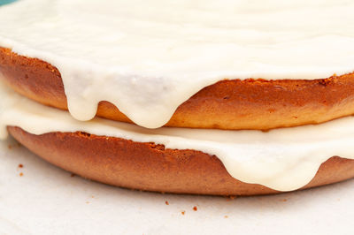 Close-up of dessert in plate