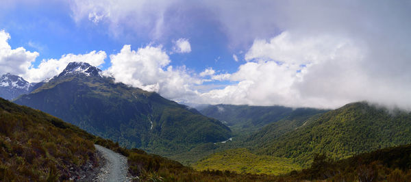 Panoramic view of landscape against sky