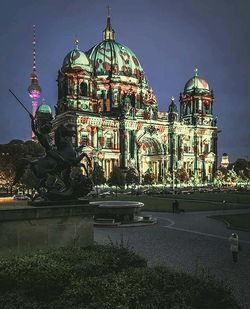 Low angle view of church against sky