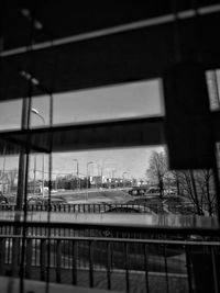 View of bridge in city