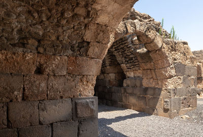 View of old ruins