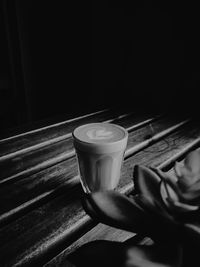 Close-up of coffee on table
