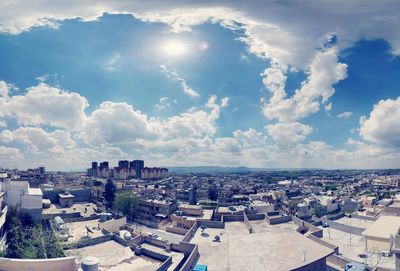 Cityscape against sky