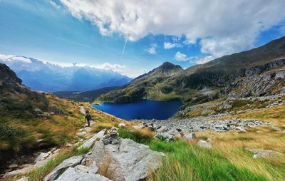 Panoramic view of landscape against sky