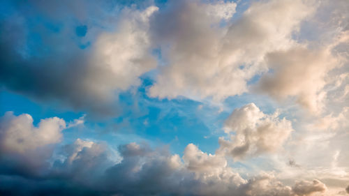 Low angle view of cloudscape