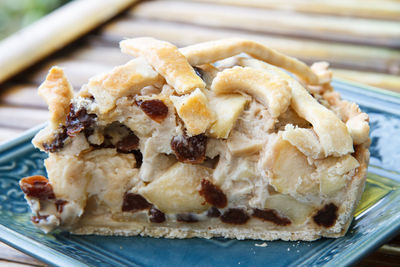 Close-up of cake on plate