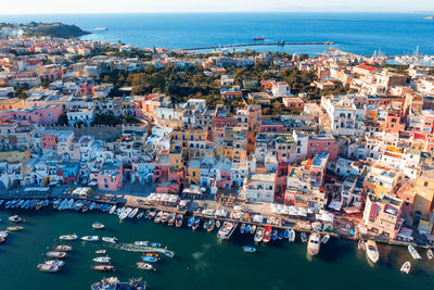 Procida, in the archipelago of the islands of naples