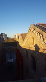 Low angle view of historic building against sky