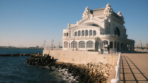 View of historic building against sky