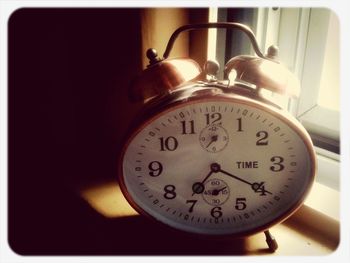 Close-up of clock
