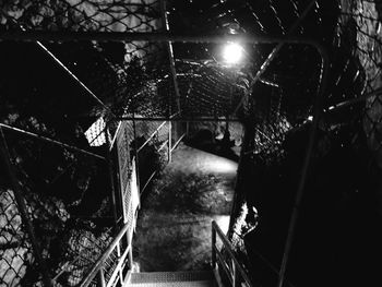 Full length of woman at night