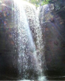 View of waterfall