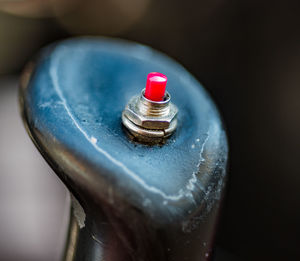 Close-up of old machine