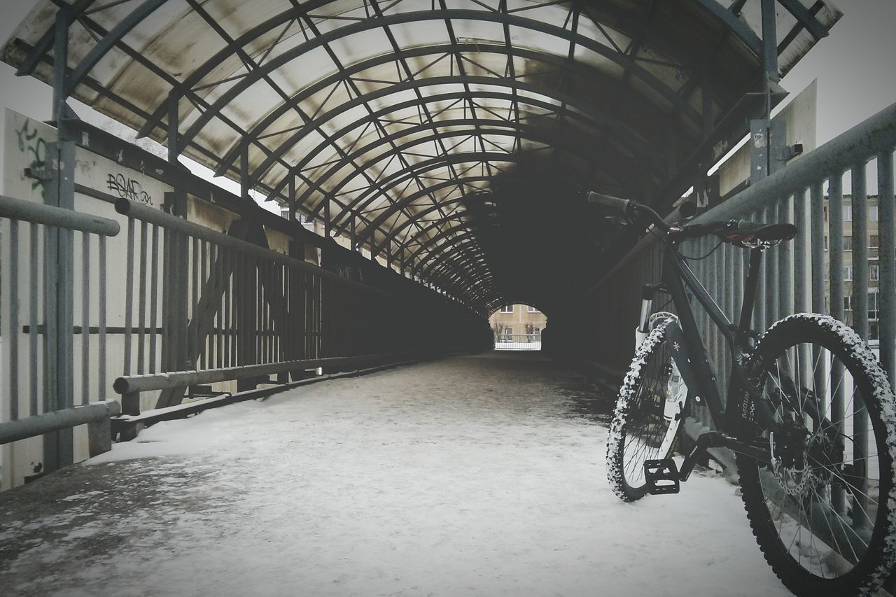 Winter biking