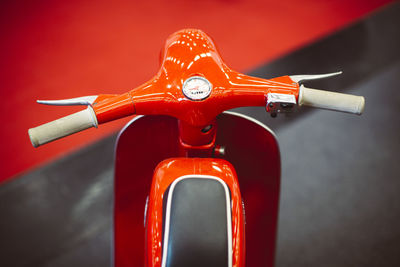 Close-up of bicycle wheel