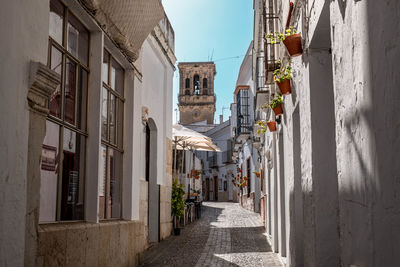 Street amidst buildings in city