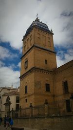 Low angle view of historical building against sky