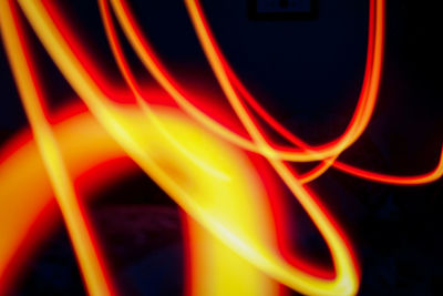 Full frame shot of light trails