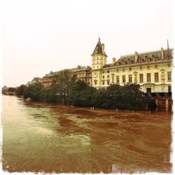 River with buildings in background