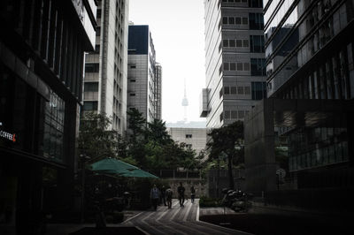 Street amidst buildings in city